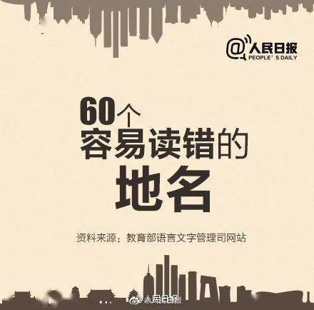 60个容易读错的地名,其中一个就在济宁