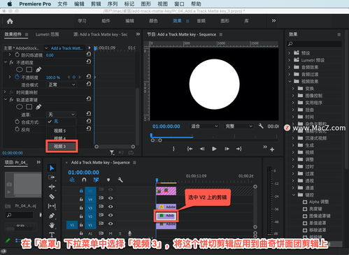Pr 入门教程合集 40 如何添加轨道遮罩键