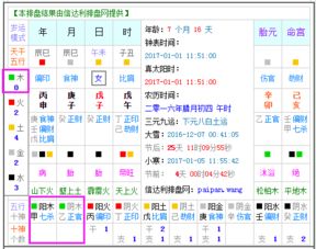 2017年八月十一日11点51分出生五行缺什么 