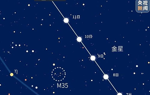 金星合M35星团今晚上演 可观测时长仅1小时左右