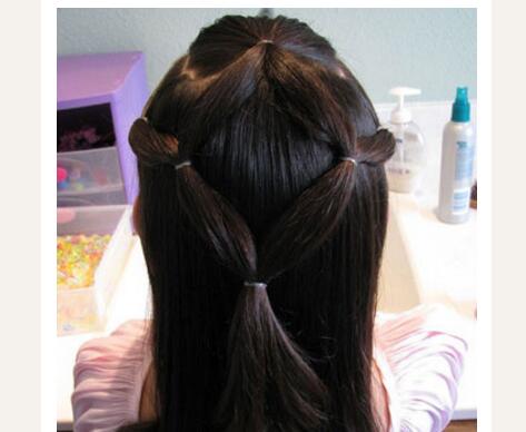 女童扎头发的方法图片 女童如何扎头发好看 