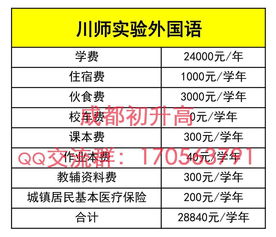 成都公立职高多少钱