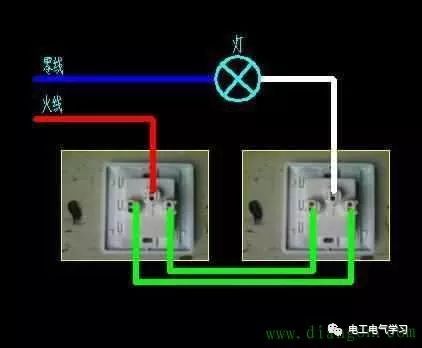 厂房双控应急灯怎么穿线(应急灯双控开关接线图原理)