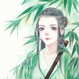 长发少女动漫图片 