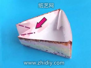 手工折纸蛋糕的图解教程 
