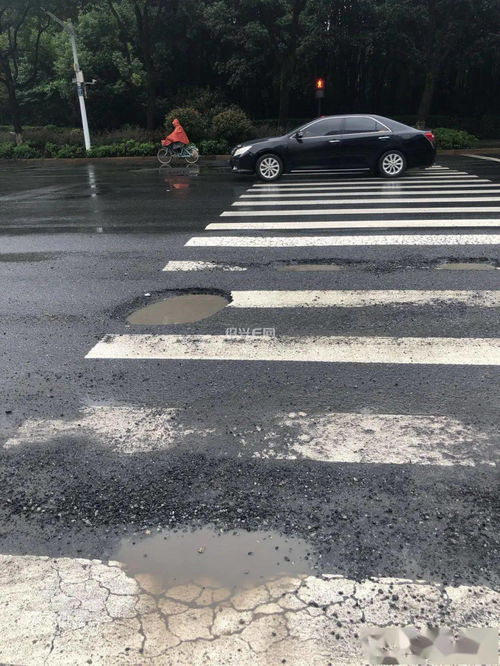 绍兴多条道路 吃轮胎 网友热议