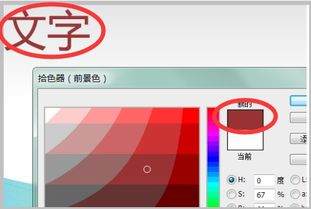 ps怎样使输入的字体颜色与原文一致 