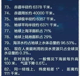 地理攻略 100个地理常识,让你上知天文下知地理