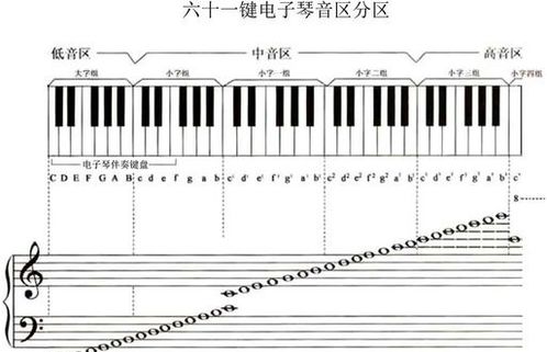 61键电子琴琴贴键位图 搜狗图片搜索