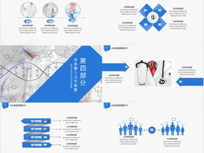 简约蓝色医疗检查PPT模板PPT下载 医疗美容PPT大全 编号 19058078 