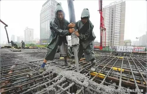 混凝土浇筑后一直下雨如何处理