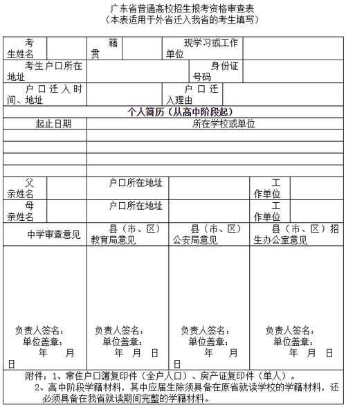 户口迁入广东的考生,高考报名须满足哪些条件