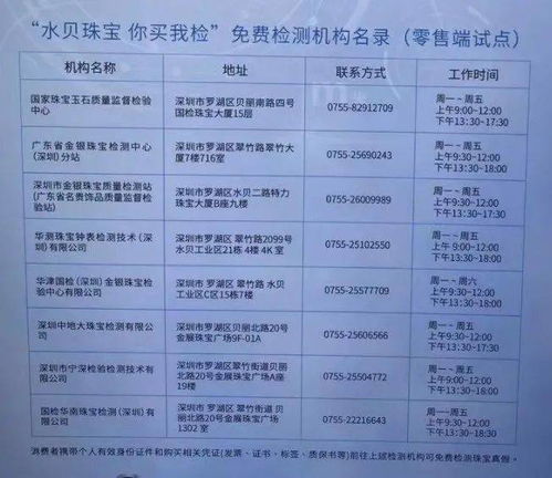 在深圳水贝哪里可以做黄金纯度检测，多少钱