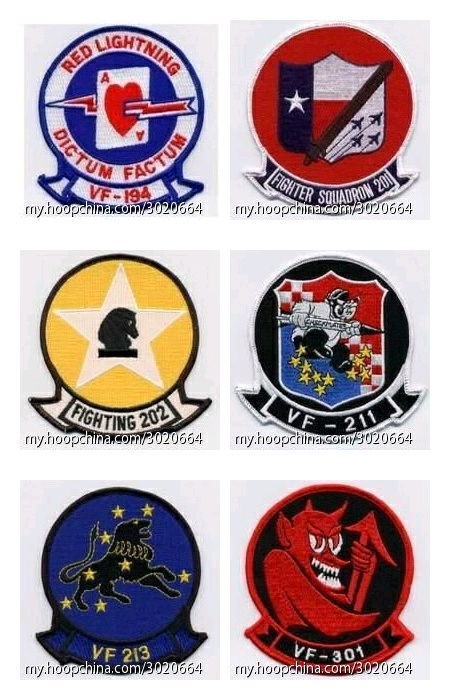 F 14雄猫各中队队徽 名称 尾标