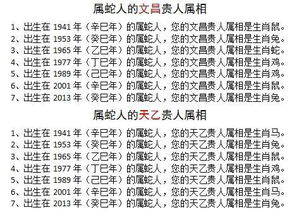 生肖蛇在2018年里的旺运贵人是谁 