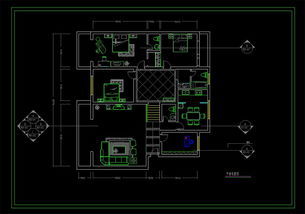 CAD房屋装修图平面设计图下载 图片1.26MB 全套家装CAD大全 家装施工CAD图纸 