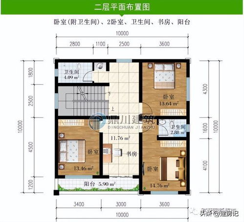 占地100 120平,四川6套二层自建房图纸,备受好评,拿图即可施工