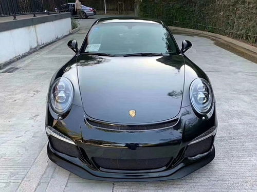 16保时捷911 GT3白色贴黑膜 全车翻毛皮内饰