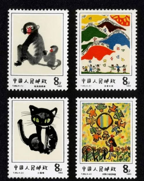 有意思 盘点那些由孩子们设计的中国邮票