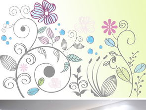 欧美艺术花纹艺术花蕾背景墙装饰墙高清设计图片素材070