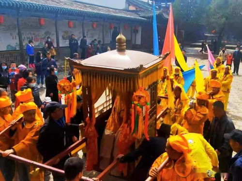 兰州榆中青城举办2021年传统民俗文化活动 城隍出府 出府