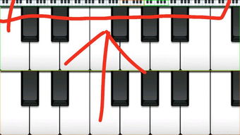 游戏极品钢琴键盘模式的最上面一行是什么 