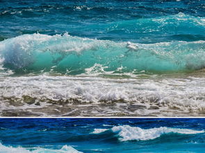高清唯美蓝色海洋海浪浪花海水水花背景图图片设计素材 模板下载 30.58MB 其他大全 