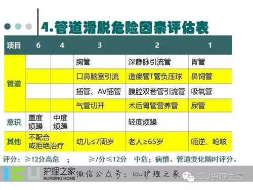 超全快收藏 常用护理评分量表