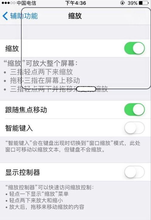 iPhone怎么往出来弄放大镜 