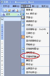 页眉页脚怎么设置 