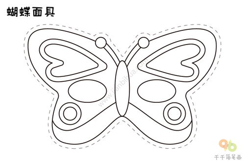 蝴蝶照片涂鸦怎么弄好看，蝴蝶面具涂色教程(蝴蝶面具涂色的图片大全)