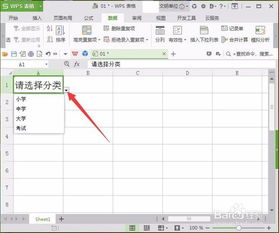 WPS怎么快速设置下拉列表 
