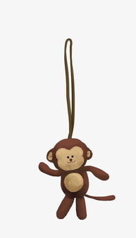 棕色的小猴子挂饰图片素材 PSB格式 下载 其他大全 