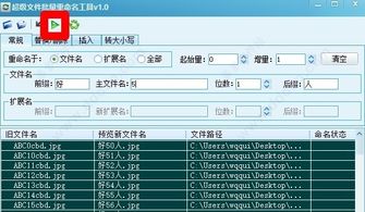 超级文件批量重命名工具 超级文件批量重命名工具下载 v1.0中文绿色版 