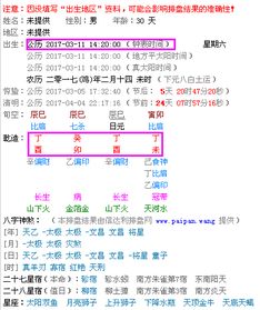 3月11下午2 20出生的孩子生辰八字 