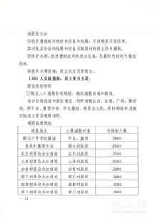 关于印发 那社乡地震应急预案 修订 的通知 