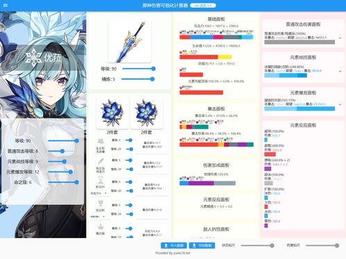 原神伤害可视化计算器手机版(genshindamagecalculator)
