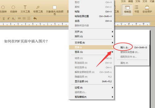 如何在PDF页面中插入图片