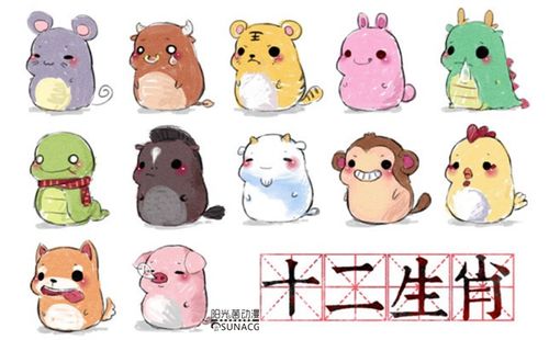 盘点日本动漫中不同类型的 十二生肖 组合,你知道哪些