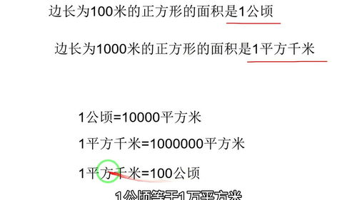 公顷和平方千米的换算,一公顷等于多少平方千米