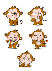 PSD插画猴子 PSD格式插画猴子素材图片 PSD插画猴子设计模板 我图网 