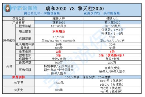 擎天柱2020和瑞和2020的区别有哪些？