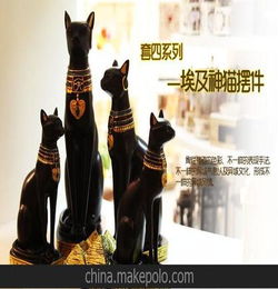 东南亚风格 异域风情埃及猫神摆件装饰品工艺品摆设欧式新房礼物