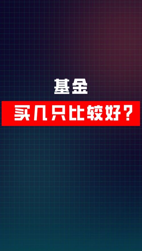 基金买几只比较好 下 基金 理财 投资 