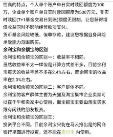 同一家公司的余额宝和余利宝，哪个收益更高