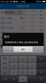校验委托买入单位，卖出单位失败。是什么意思