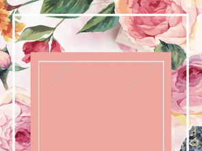 蔷薇花边框是由广告背景设计师 信息阅读欣赏 信息村 K0w0m Com