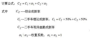 成新率计算公式