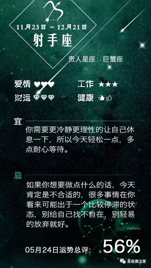 05.24星座运势 狮子财运特别糟糕,不要理财投资 