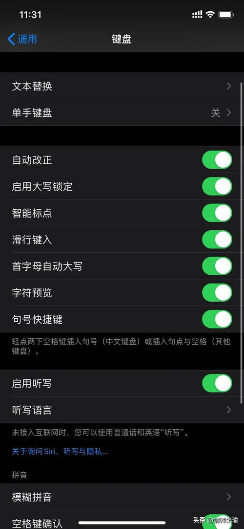 ios13的自带输入法,怎么设置更好用